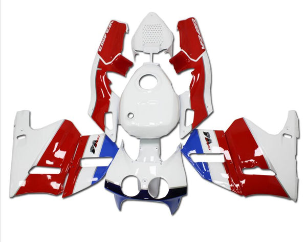 NT Red White Blue Castrol Fairing Kit Fit for Honda 1988-1992 VFR400R NC30 N002