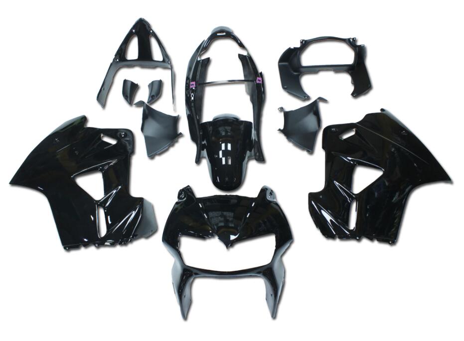 NT Fairing Fit for Honda 1998-2001 VFR800 N008- Black | ABS, US Stock