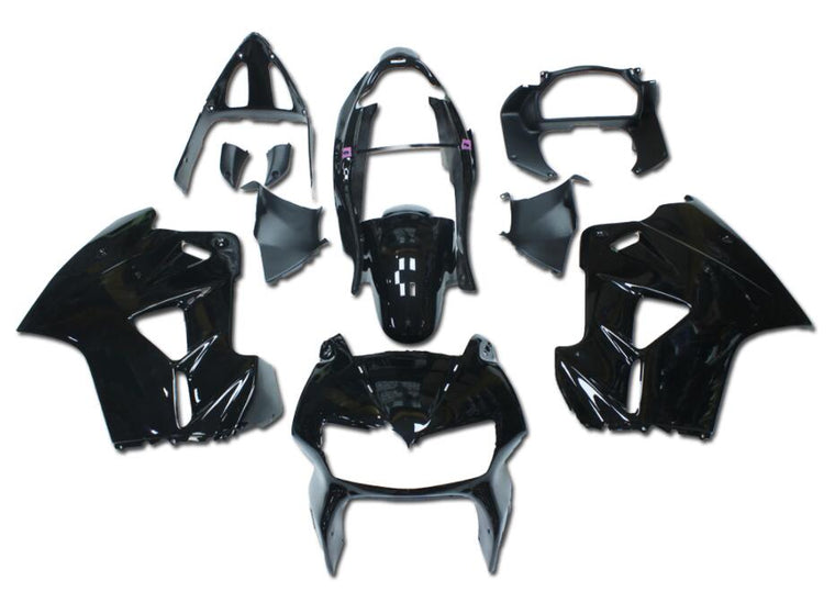 NT Fairing Fit for Honda 1998-2001 VFR800 N008- Black | ABS Injection, US Stock