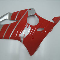 Aftermarket ABS Plastic Left Side Fairing Fit for 1999-2000 CBR600 F4 Silver Red one