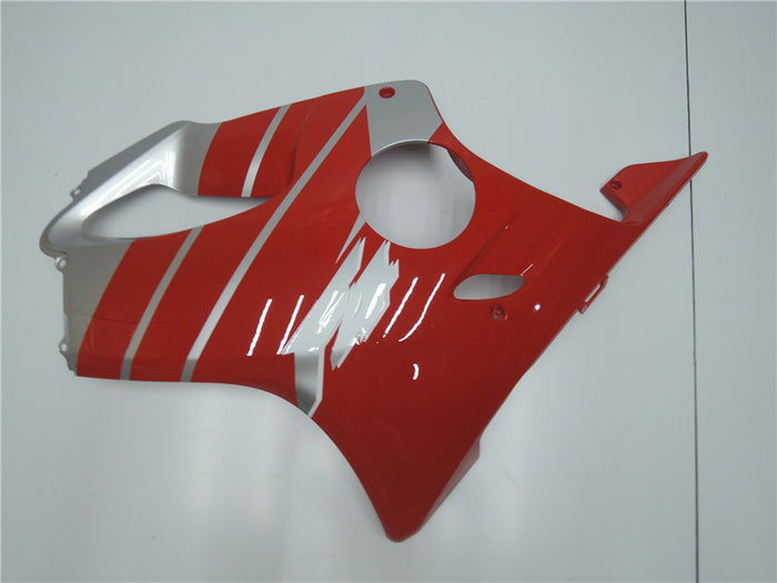 Aftermarket ABS Plastic Left Side Fairing Fit for 1999-2000 CBR600 F4 Silver Red one