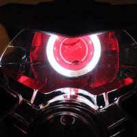 Front Motorcycle Headlight HALO Red Angel Eye Fit  K4 2004-2005 GSXR 600 750