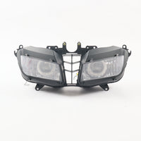 Front Motorcycle Headlight HALO Blue Angel Eye Fit Honda 2013-2018 CBR600RR F5
