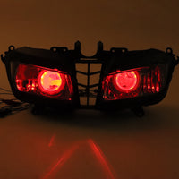 Front Motorcycle Headlight HALO Red Angel Eye Fit Honda 2013-2021 CBR600RR F5