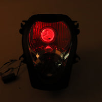 Front Motorcycle Headlight HALO Red Demon Angel Eye for  HAYABUSA GSXR 1300 GEN1 1997-2007