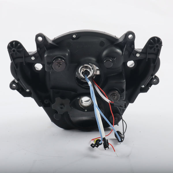 Front Motorcycle Headlight HALO Blue Angel Eye Fit  2005-2006 GSXR1000