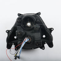 Front Motorcycle Headlight HALO Red Angel Eye Fit  2005-2006 GSXR1000