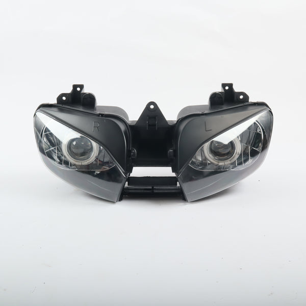 Front Motorcycle Headlight HALO Red Angel Eye Fit Yamaha 1998-2002 YZF R6
