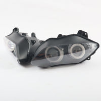Front Motorcycle Headlight HALO Blue Angel Eye Fit Yamaha 2007-2008 YZF R1