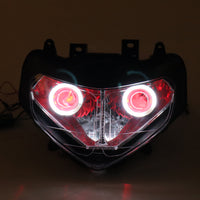 Front Motorcycle Headlight HALO Red Angel Eye Fit  2000-2003 GSXR600/750/1000 K1 K2