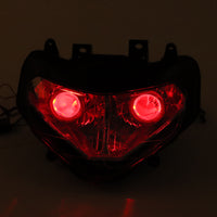 Front Motorcycle Headlight HALO Red Angel Eye Fit  2000-2003 GSXR600/750/1000 K1 K2