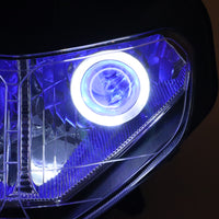 Front Motorcycle Headlight HALO white Angel Eye Fit  2000-2003 GSXR600/750/1000 K1 K2