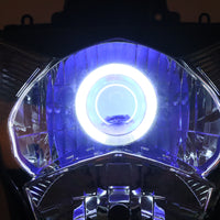 Front Motorcycle Headlight HALO Blue Angel Eye Fit  2011-2020 GSXR 600 750 K11