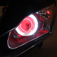 Front Motorcycle Headlight HALO Red Angel Eye Fit  2011-2015 ZX10R ZX-10R