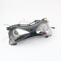 Front Motorcycle Headlight Headlamp Blue Angel/Demon Eye Fit  2003-2004 ZX6R ZX636