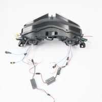 Front Motorcycle Headlight Headlamp HALO Red Angel/Demon Eye Fit  2003-2004 ZX6R ZX636
