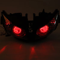 Front Motorcycle Headlight HALO Red Angel Eye Fit Honda 2012-2016 CBR1000RR