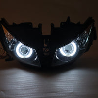 Front Motorcycle Headlight HALO Red Angel Eye Fit Honda 2012-2016 CBR1000RR