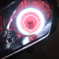 Front Motorcycle Headlight HALO Red Angel Eye Fit Honda 2002-2003 CBR900RR CBR954RR