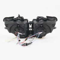 Front Motorcycle Headlight HALO Red Angel Eye Fit Honda 2008-2011 CBR1000RR