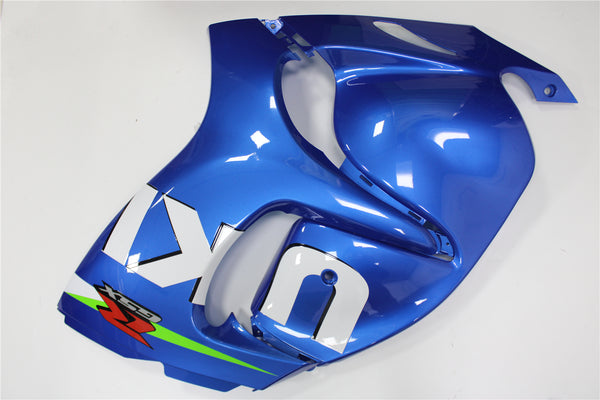NT Aftermarket Injection Mold Front Nose & Right Side Fairing Fit for GSXR 1300 Hayabusa 2008-2020 Blue White