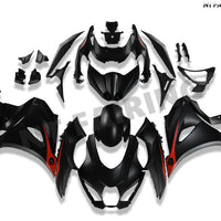 NT Aftermarket Injection ABS Plastic Fairing Fit for GSXR 1000 2017-2025 Black Red N004