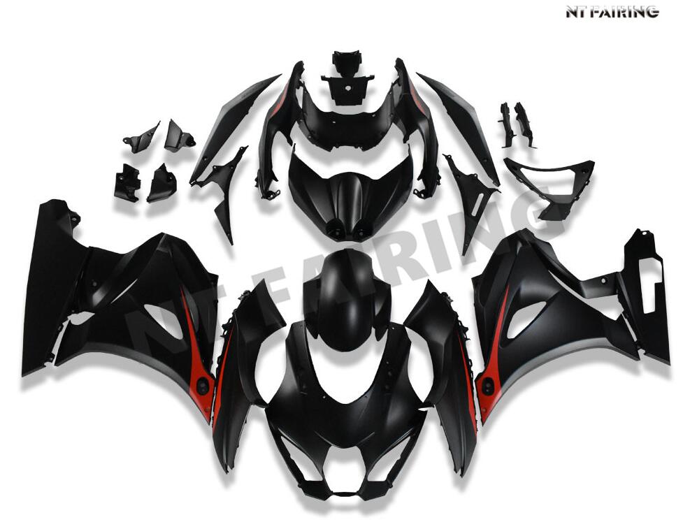 NT Fairing Fit for Suzuki 2017-2027 GSXR 1000 N004- Black Red | ABS Injection
