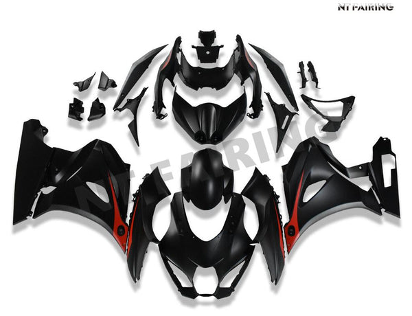 US STOCK NT Aftermarket Injection ABS Plastic Fairing Fit for GSXR 1000 2017-2025 Black Red N004 Available in CA