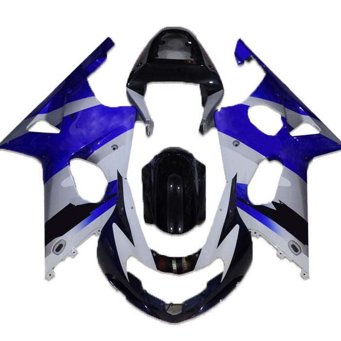 NT Aftermarket Injection ABS Plastic Fairing Fit for GSXR 1000 2000-2002 Blue White Black N003