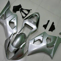 NT Aftermarket Injection ABS Plastic Fairing Fit for GSXR 1000 2003-2004 Silver N007