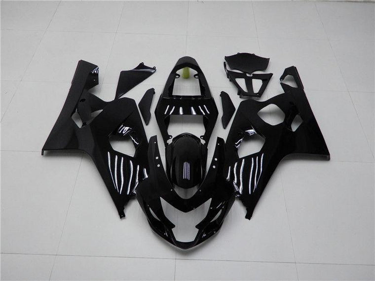 NT Fairing Fit for Suzuki 2004-2005 GSXR600/750 N009- Glossy Black | ABS Injection, US Stock