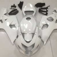 NT Aftermarket Injection ABS Plastic Fairing Fit for GSXR 600/750 2004-2005 Glossy White N014