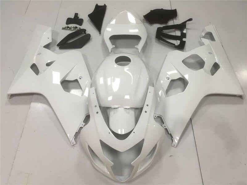 NT Fairing Fit for Suzuki 2004-2005 GSXR600/750 N014- Glossy White | ABS Injection, US Stock