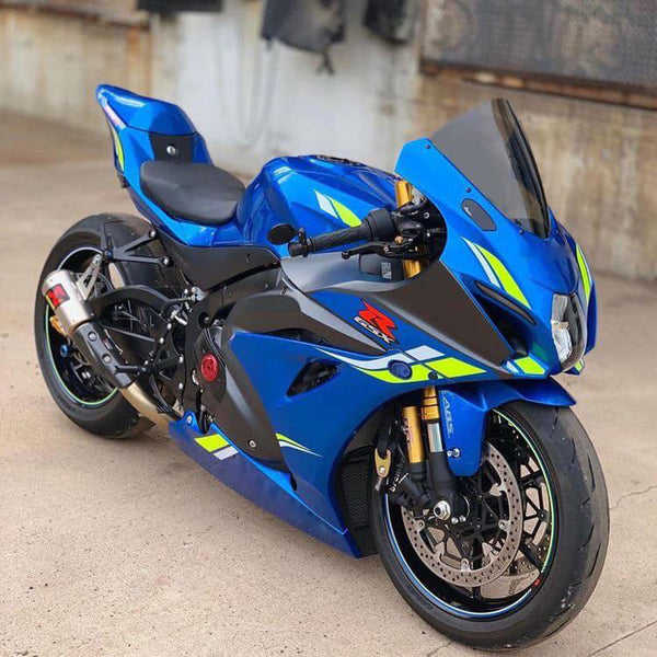 NT Aftermarket Injection ABS Plastic Fairing Fit for GSXR 600/750 2004-2005 Blue N0001
