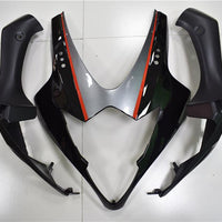 NT Aftermarket Injection ABS Plastic Fairing Fit for GSXR 1000 2005-2006 Black Silver N003