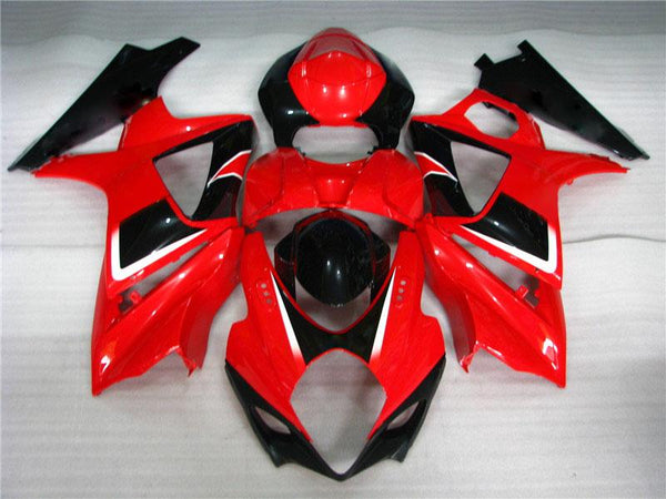 NT Aftermarket Injection ABS Plastic Fairing Fit for GSXR 1000 2007-2008 Red Black N043