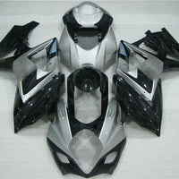 NT Aftermarket Injection ABS Plastic Fairing Fit for GSXR 1000 2007-2008 Gray Black N047