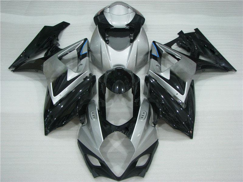 NT Fairing Fit for Suzuki 2007-2008 GSXR 1000 N047- Gray Black | ABS Injection