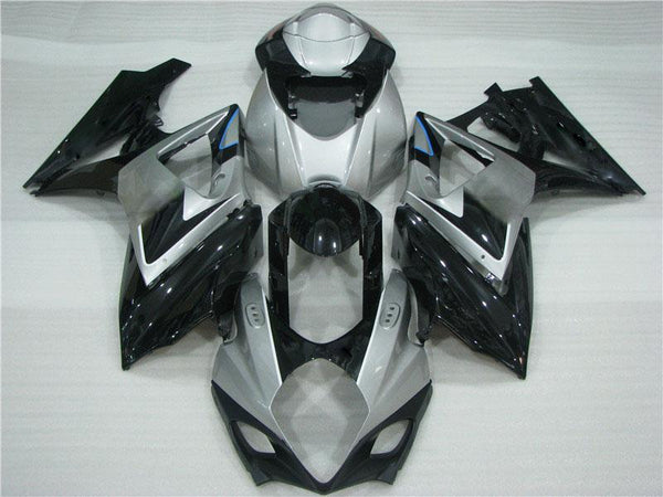 NT Aftermarket Injection ABS Plastic Fairing Fit for GSXR 1000 2007-2008 Gray Black N047