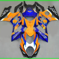 NT Aftermarket Injection ABS Plastic Fairing Fit for GSXR 600/750 2006-2007 Yellow Blue