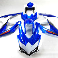 NT Aftermarket Injection ABS Plastic Fairing Fit for GSXR 600/750 2008-2010 Blue White N009