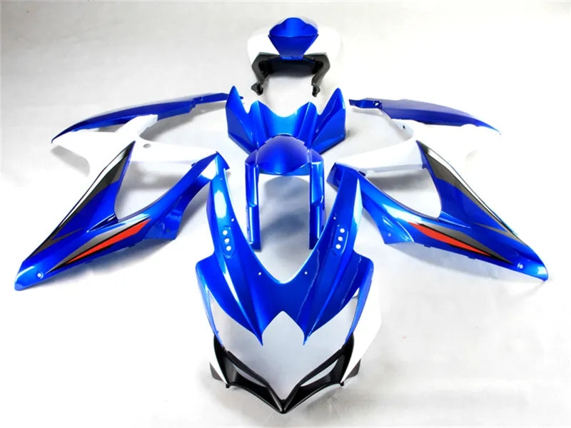 NT Fairing Fit for Suzuki 2008-2010 GSXR600/750 N009- Blue White | ABS Injection