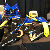 NT Aftermarket Injection ABS Plastic Fairing Fit for GSXR 600/750 2008-2010 Blue Shark N0002