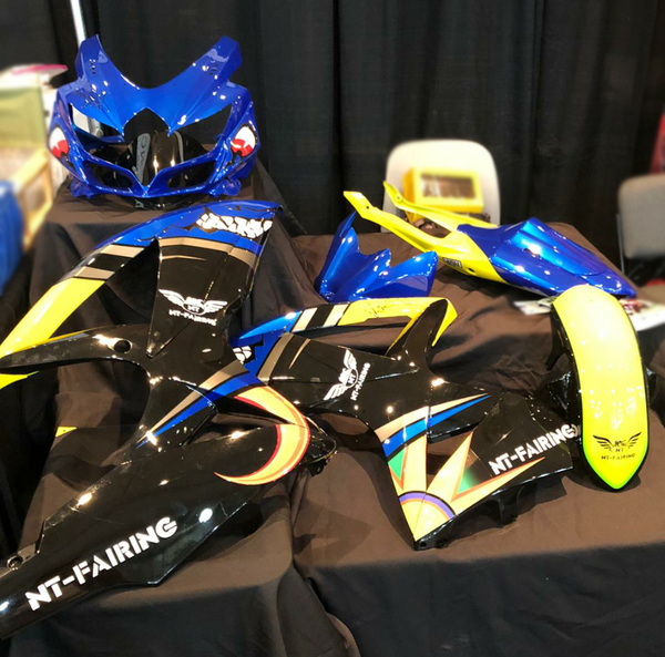 NT Aftermarket Injection ABS Plastic Fairing Fit for GSXR 600/750 2008-2010 Blue Shark N0002