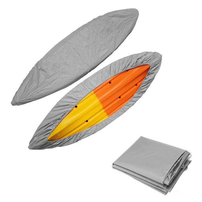 10-14ft Waterproof Kayak Canoe Cover-Storage Dust Cover UV Protection Sunblock Shield for Fishing Boat /Kayak / Canoe
