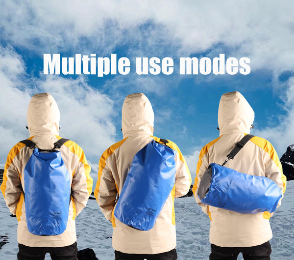 Waterproof Dry Bag - Roll top dry compression bag to keep equipment dry for kayaking, beach, rafting, boating, hiking, camping and fishing - 20L capacity.