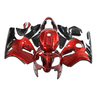 Injection Mold Fairing kit Fit for  2000-2001 ZX12R Red Black N001