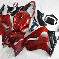 Injection Mold Fairing kit Fit for  2000-2001 ZX12R Red Black N001