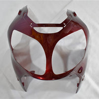 Injection Mold Fairing kit Fit for  2000-2001 ZX12R Red Black N001