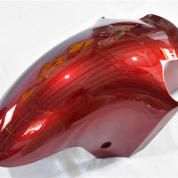 Injection Mold Fairing kit Fit for  2000-2001 ZX12R Red Black N001